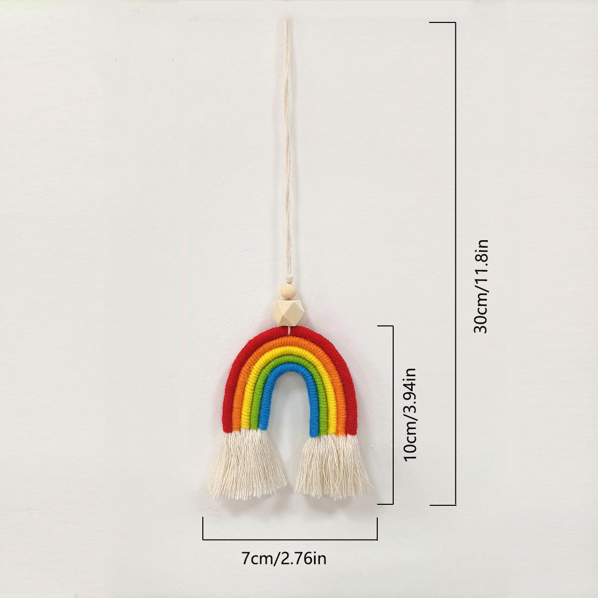 Wholesale Yarn Mini Rainbow Pendant