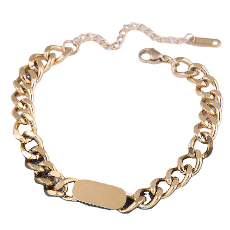 Wholesale Simple Titanium Steel Bracelet