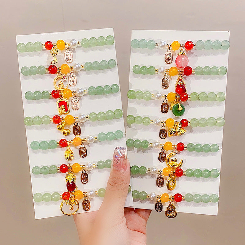 Wholesale Chinese Rabbit Glass Beads Bracelet