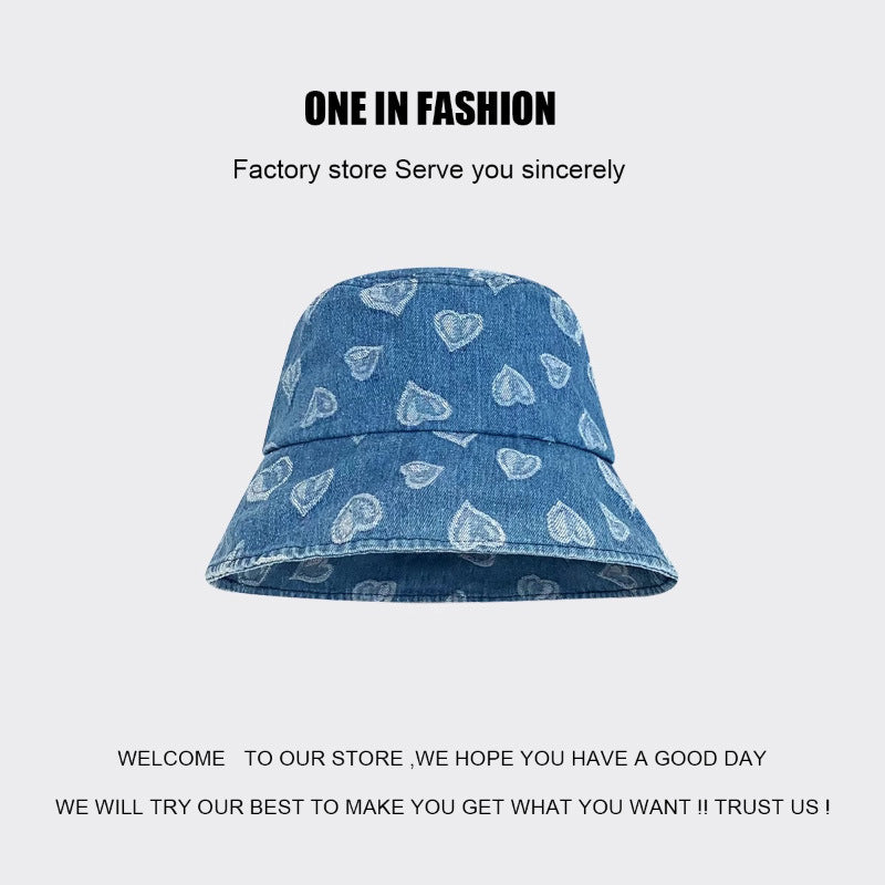 Wholesale Valentine's Day Blue Love Cowboy Hats