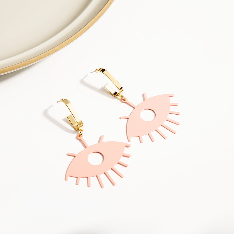 Wholesale Vintage Punk Devil Eye Alloy Earrings