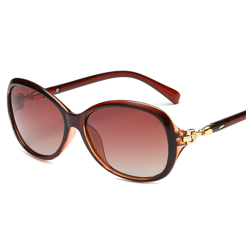 Wholesale Metal Hollow Toad Frame Polarized PC Sunglasses