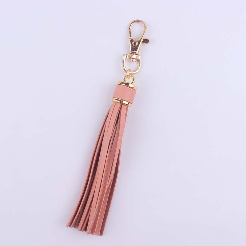 Wholesale Leather Tassel Accessory Keychain