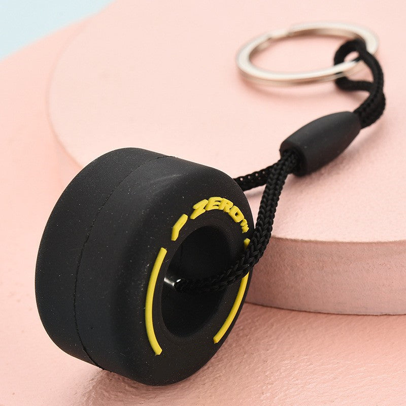 Wholesale PVC Soft Rubber Tire Keychains