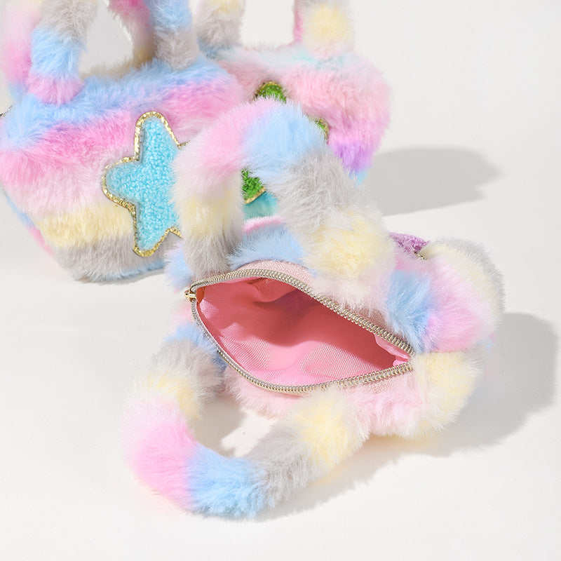 Wholesale Kids Pentagram Plush Coin Purse