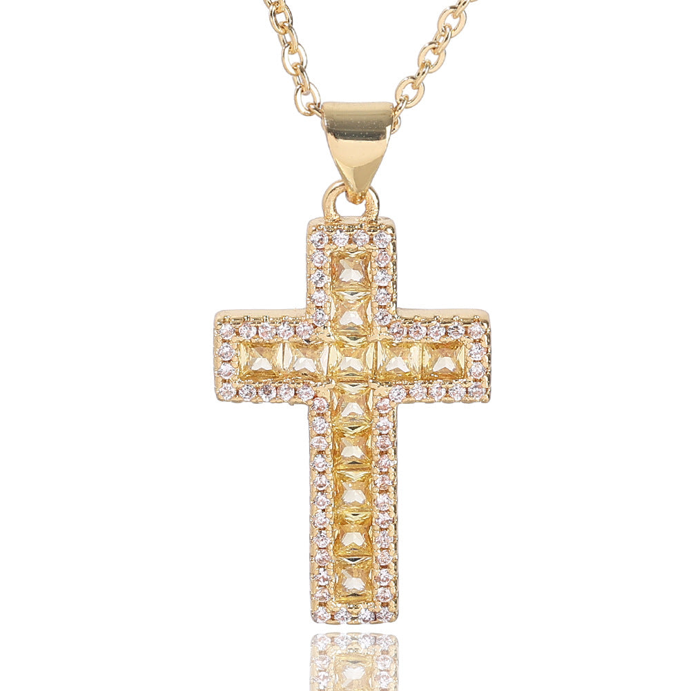 Wholesale Copper Cross Pendant Necklace