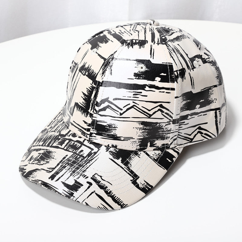 Gorras de béisbol de piel engrosada con estampado de leopardo de algodón al por mayor