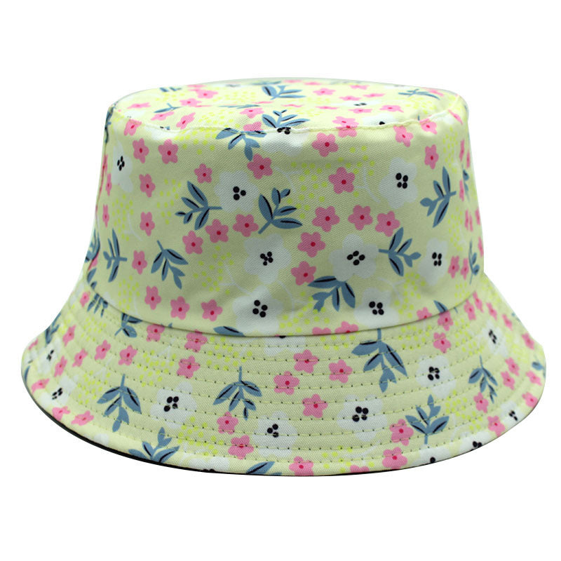 Wholesale Small Floral Pattern Printed Cotton Fisherman Hats
