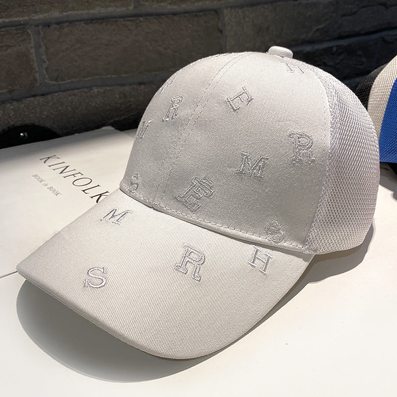 Wholesale Cotton Monogram Embroidered Mesh Cap