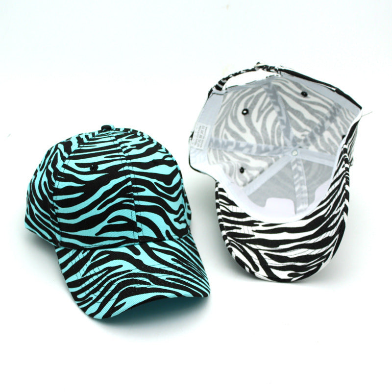 Gorra de béisbol a rayas de leche versátil de algodón al por mayor