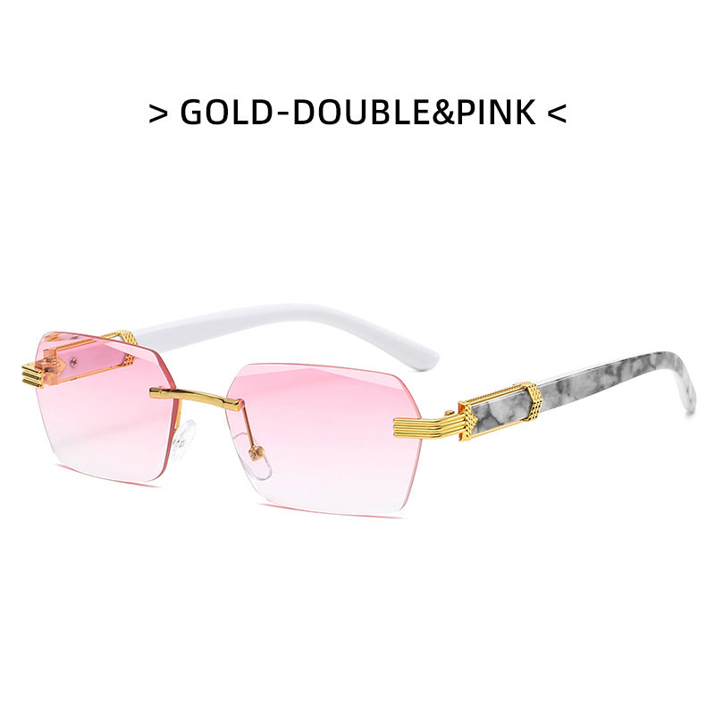 Wholesale PC Ocean Film Gradient Square Sunglasses