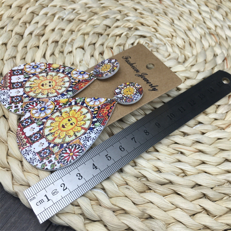 Wholesale Italian Milanese Wood Earrings