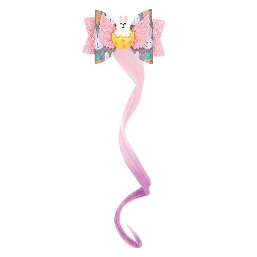 Wholesale Easter Eggs Cloth Hair Clips