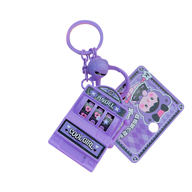 Llavero de la consola de juego rockero de goma suave al por mayor