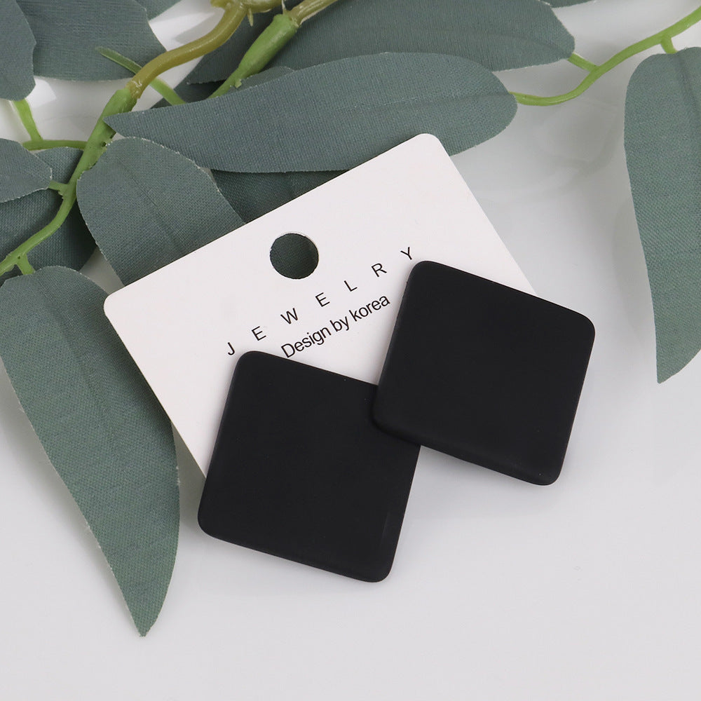 Wholesale Matte Colored Acrylic Earrings