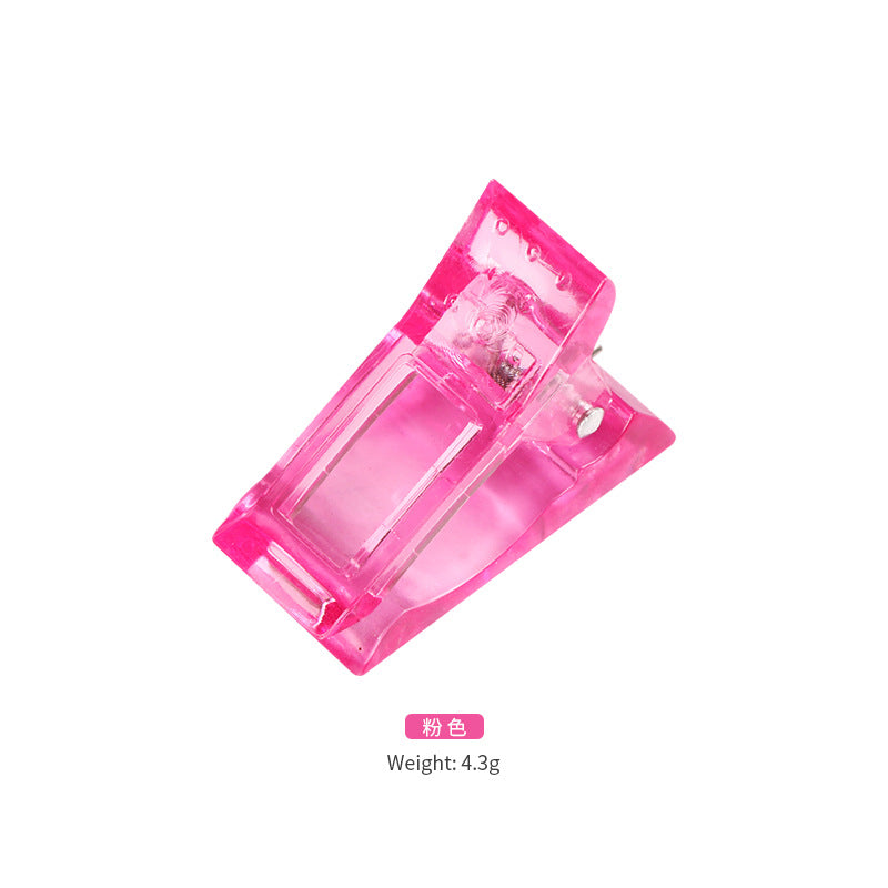 Wholesale Crystal Clip Extension Clip Nail Art Plastic