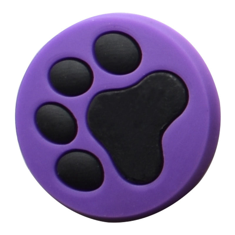 Wholesale 100 PCS PVC Cartoon Paw Print DIY Shoe Buckle