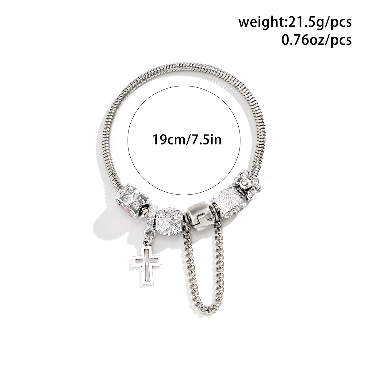 Wholesale Vintage Devil Eye Luminous stone Bracelet