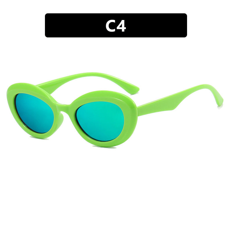 Wholesale Cat Eye Oval Sunglasses AC