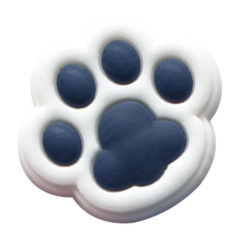 Wholesale 100 PCS PVC Cartoon Paw Print DIY Shoe Buckle