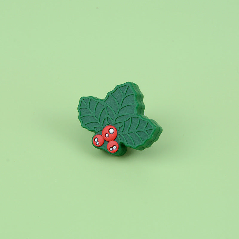 Cuentas de silicona de Navidad al por mayor 10pcs