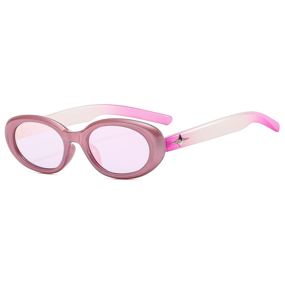 Wholesale Star Oval UV Protection PC Sunglasses