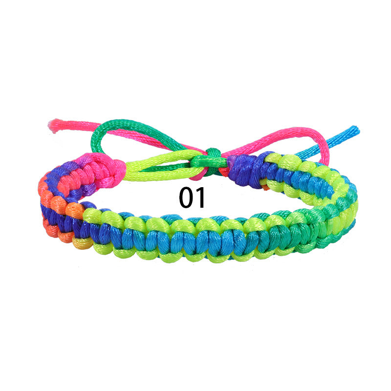 Wholesale Color Thread Hand Made Bracelet