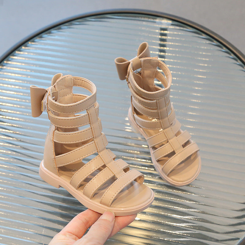 Wholesale Girls Roman Shoes Faux Leather Baby Supplies