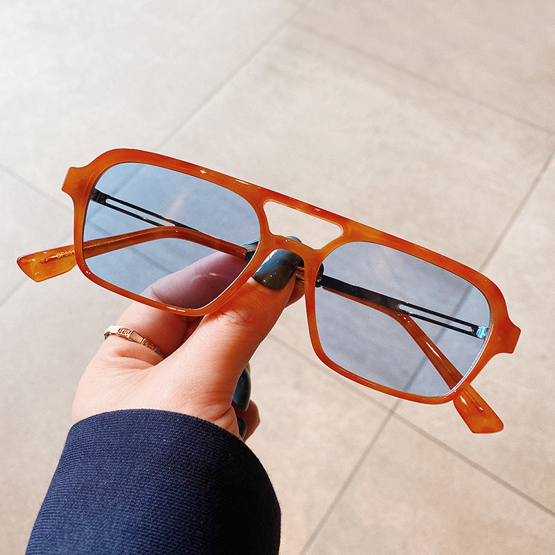 Wholesale PC Double-beam Small Box Men's Sunglasses