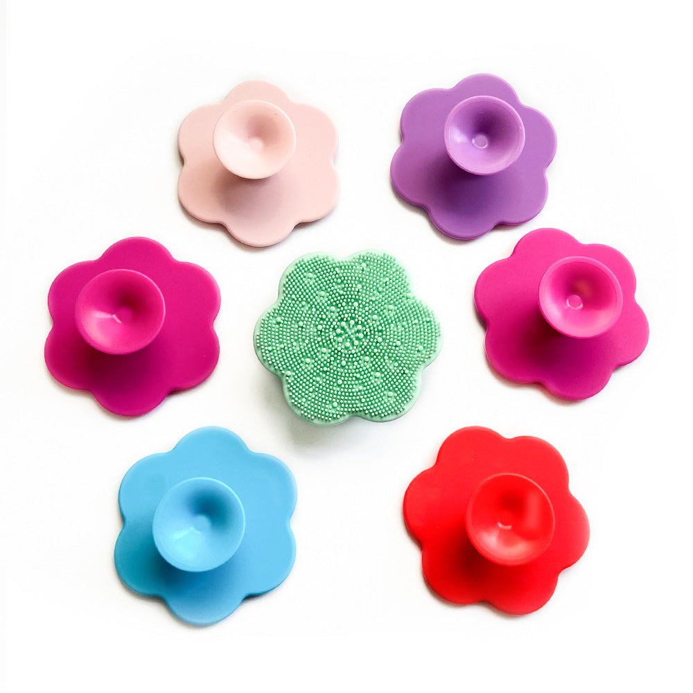 Belleza de silicona de limpieza de masajes en forma de flores al por mayor 10pcs