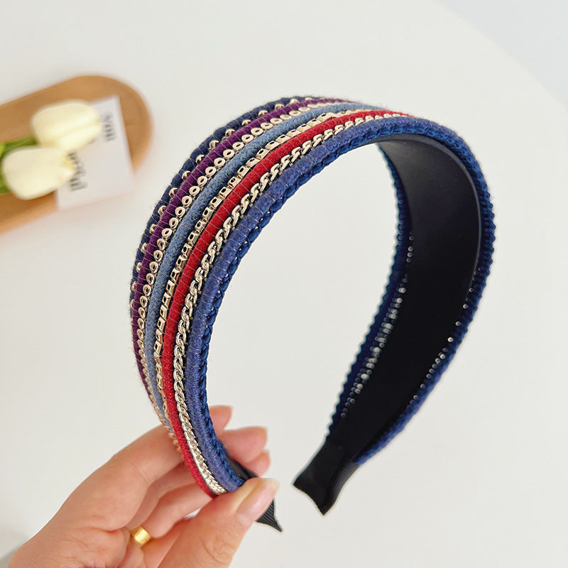 Diademas Anudadas De Impresión Simple al por mayor