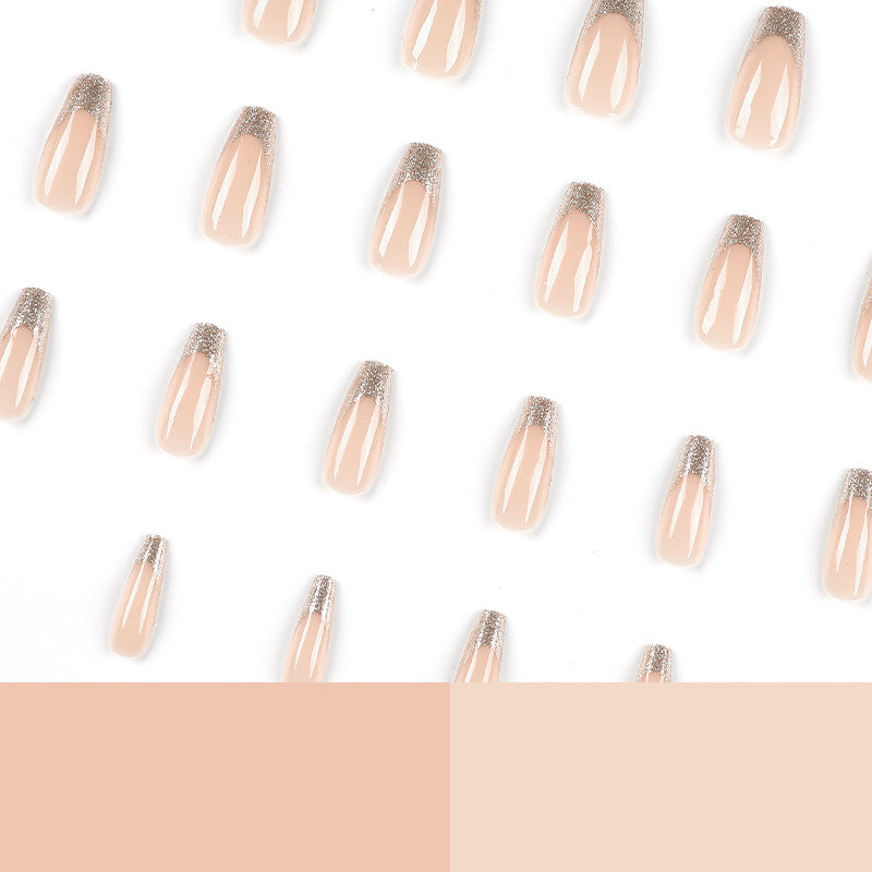 Wholesale Plastic Black and White French Wave Manicure Chips