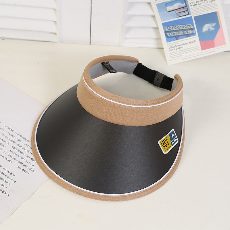 Wholesale Plastic Big Brim Sunshade Empty Hat