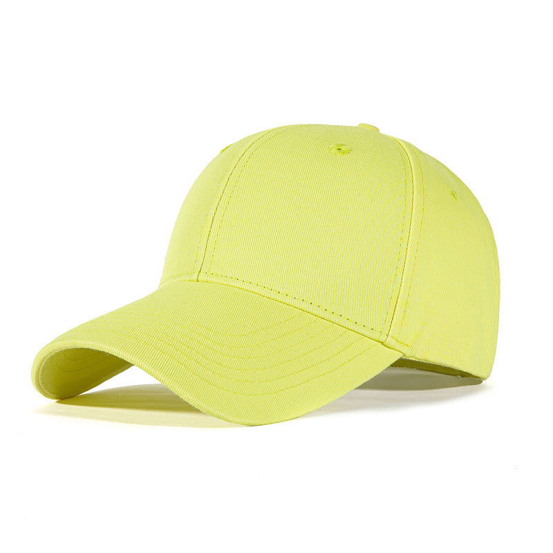 Wholesale Cotton Solid Color Sunshade Duckbill Caps