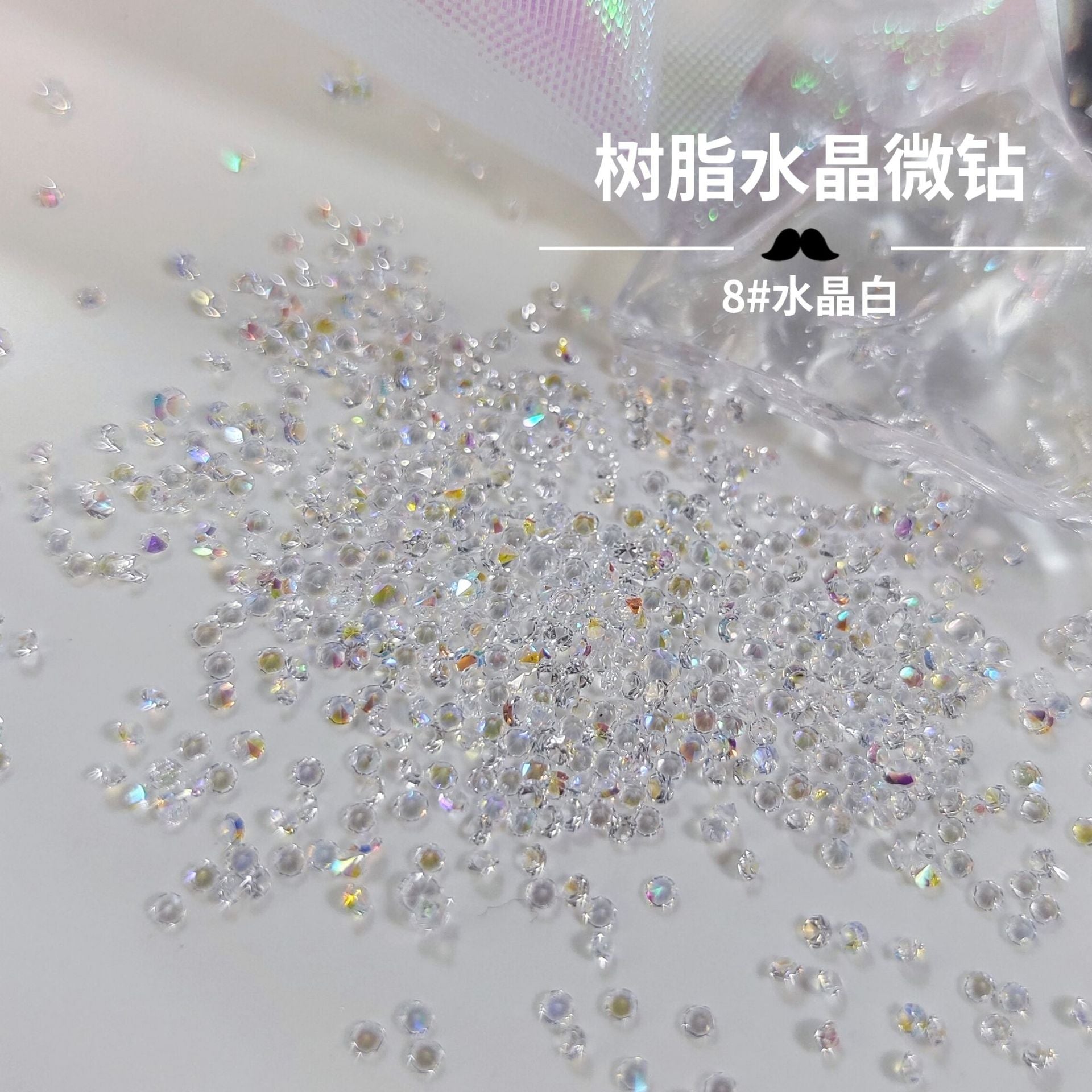 Wholesale Resin Small Diamond Crystal Multi-color Boxed