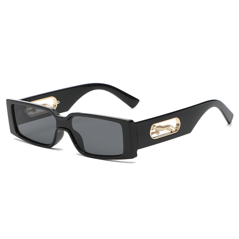 Venta al por mayor PC Hollow Metal Leg Box Gafas de sol para hombres y mujeres