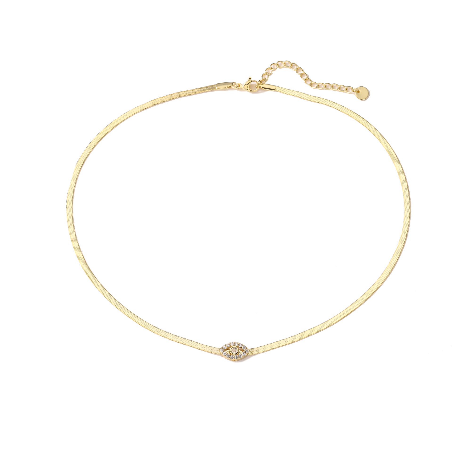 Wholesale Stainless Steel Devil Eye Necklace