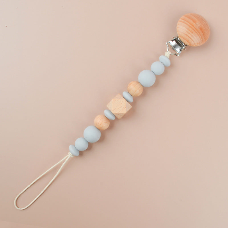 Wholesale Baby Pacifier Anti-drop Chain Silicone Baby Supplies