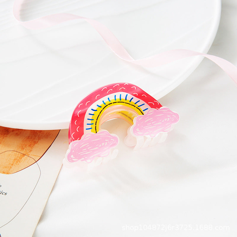 Wholesale Rainbow Acrylic Hair Clips