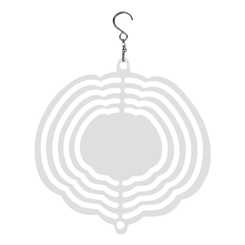 Wholesale DIY Double Sided White Aluminum Wind Chimes