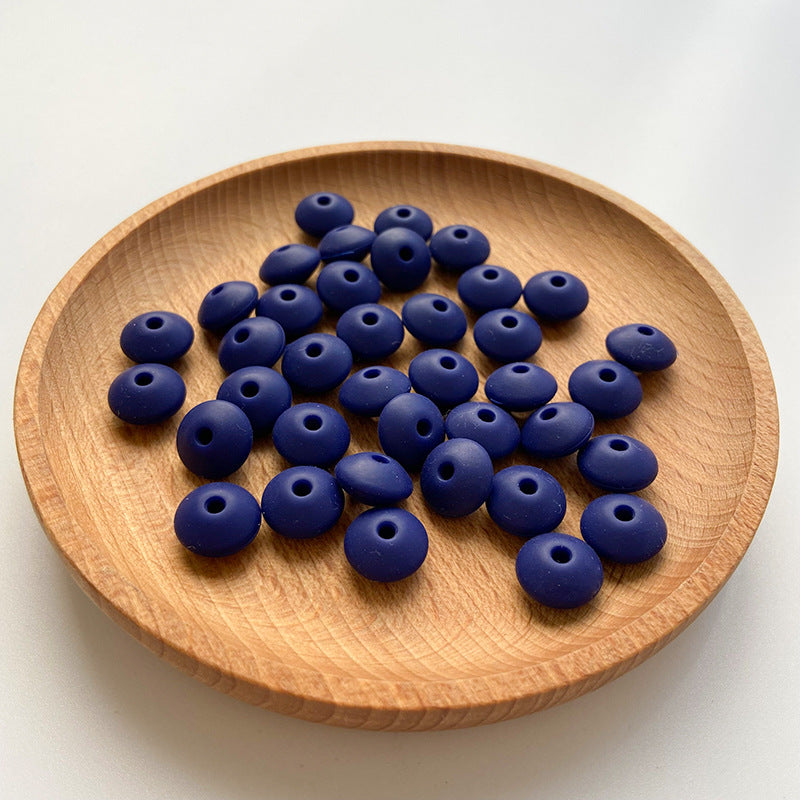 Wholesale 50PCS Small Beads 12MM DIY Abacus Beads Silicone