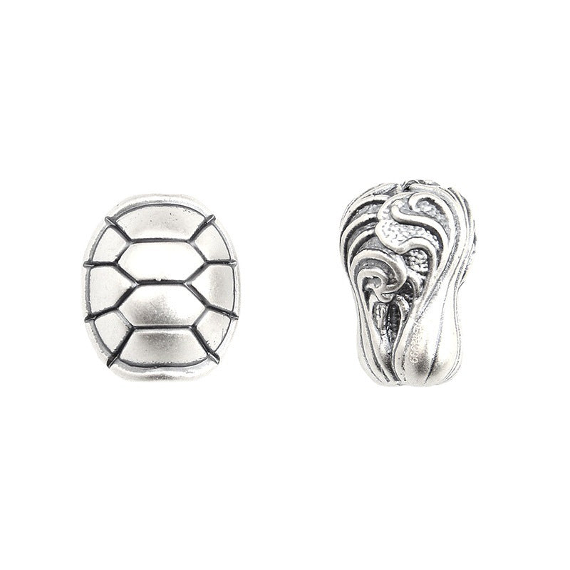 Cuentas de plata esterlina al por mayor tortuga de tortuga de plata esterlina