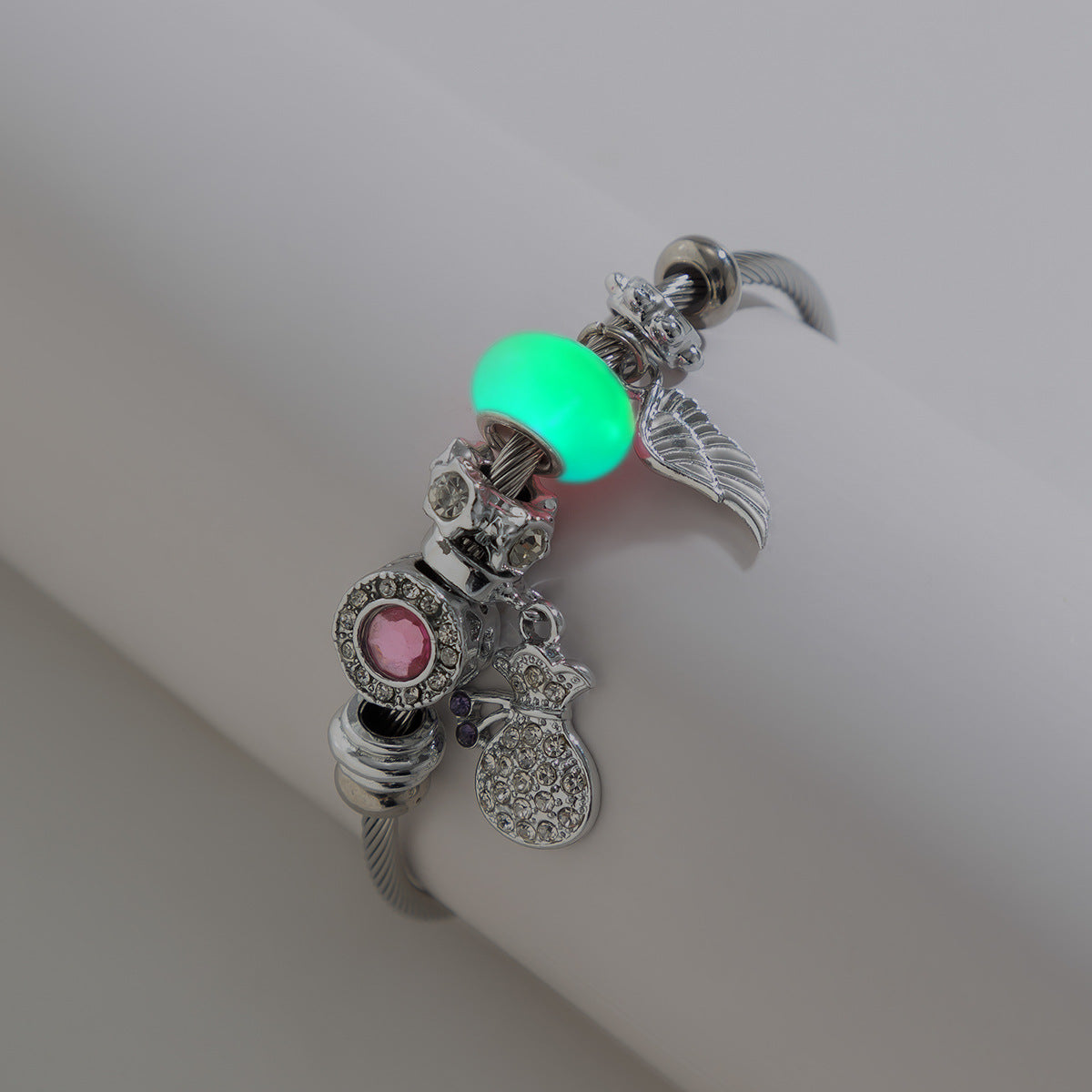 Wholesale Vintage Devil Eye Luminous stone Bracelet