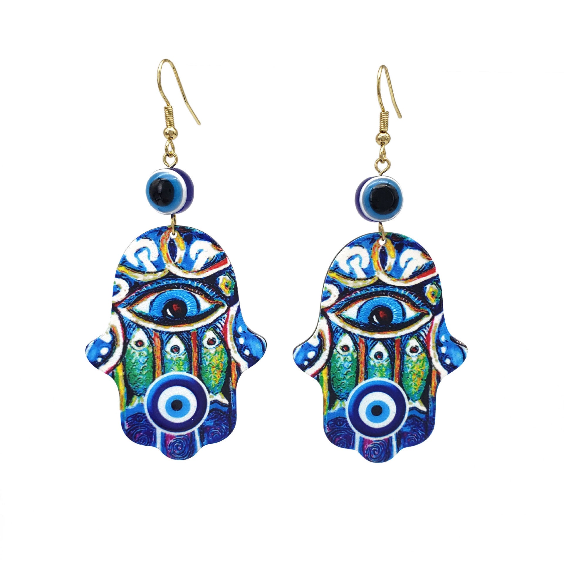 Pendientes Llamativos De Acrílico De Ojos De Diablo al por mayor