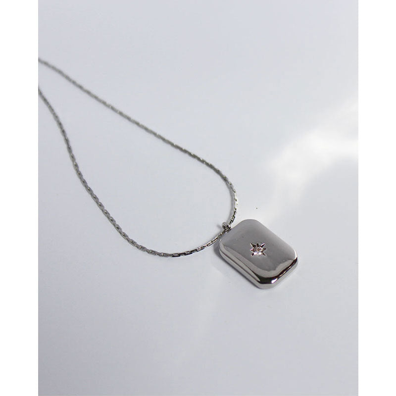 wholesale Copper Heart Pendant Micro Paved Zircon Clavicle Necklace