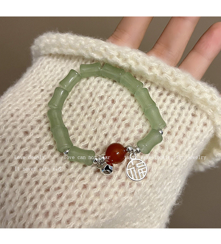 Wholesale Safety Buckle Beaded Alloy Bracelet