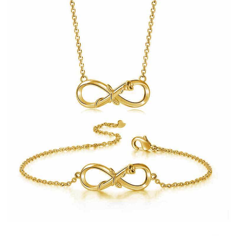 Wholesale Mother's Day Eight Character Rose Copper Necklace