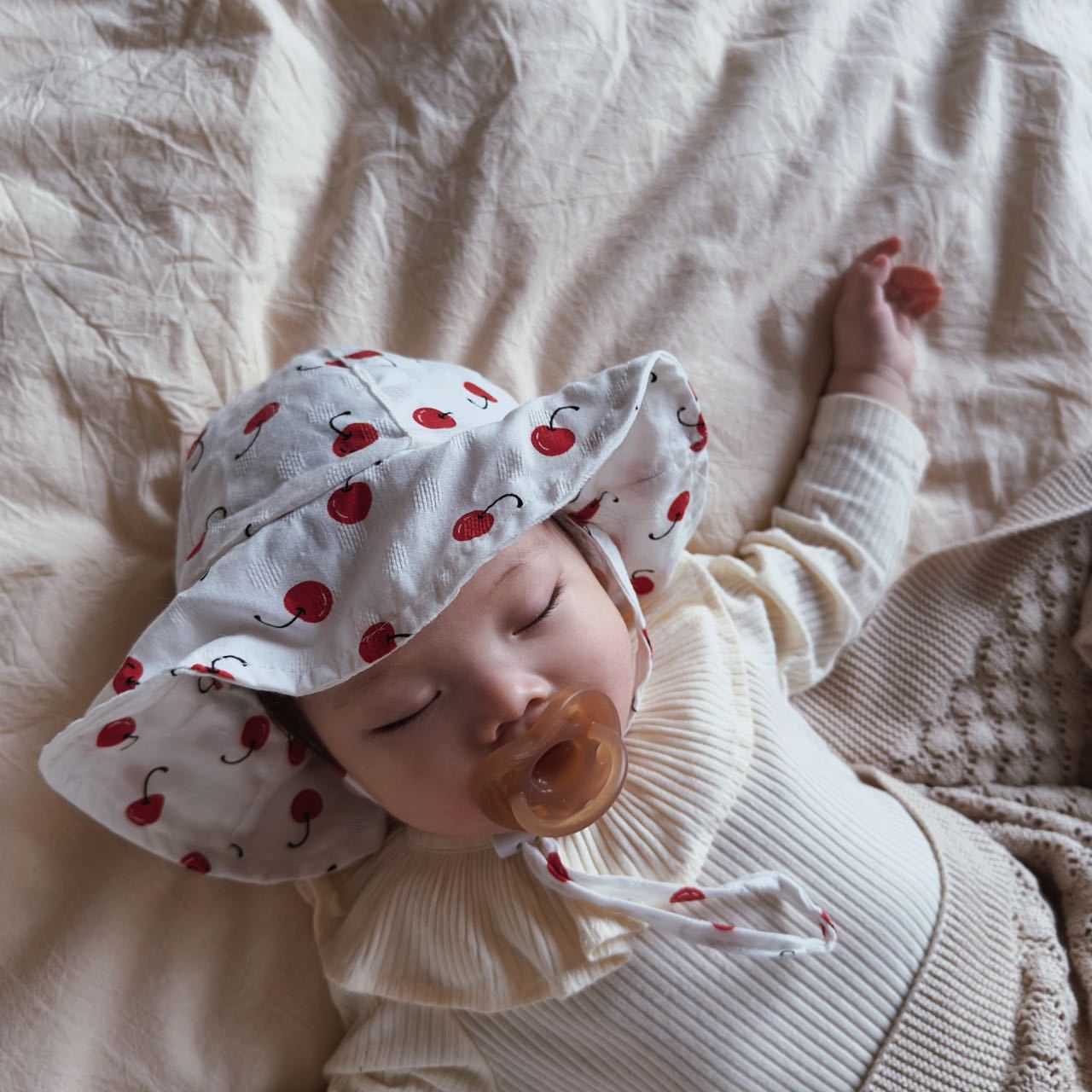 Wholesale Kids Sun Visor Printed Wool Bucket Hat