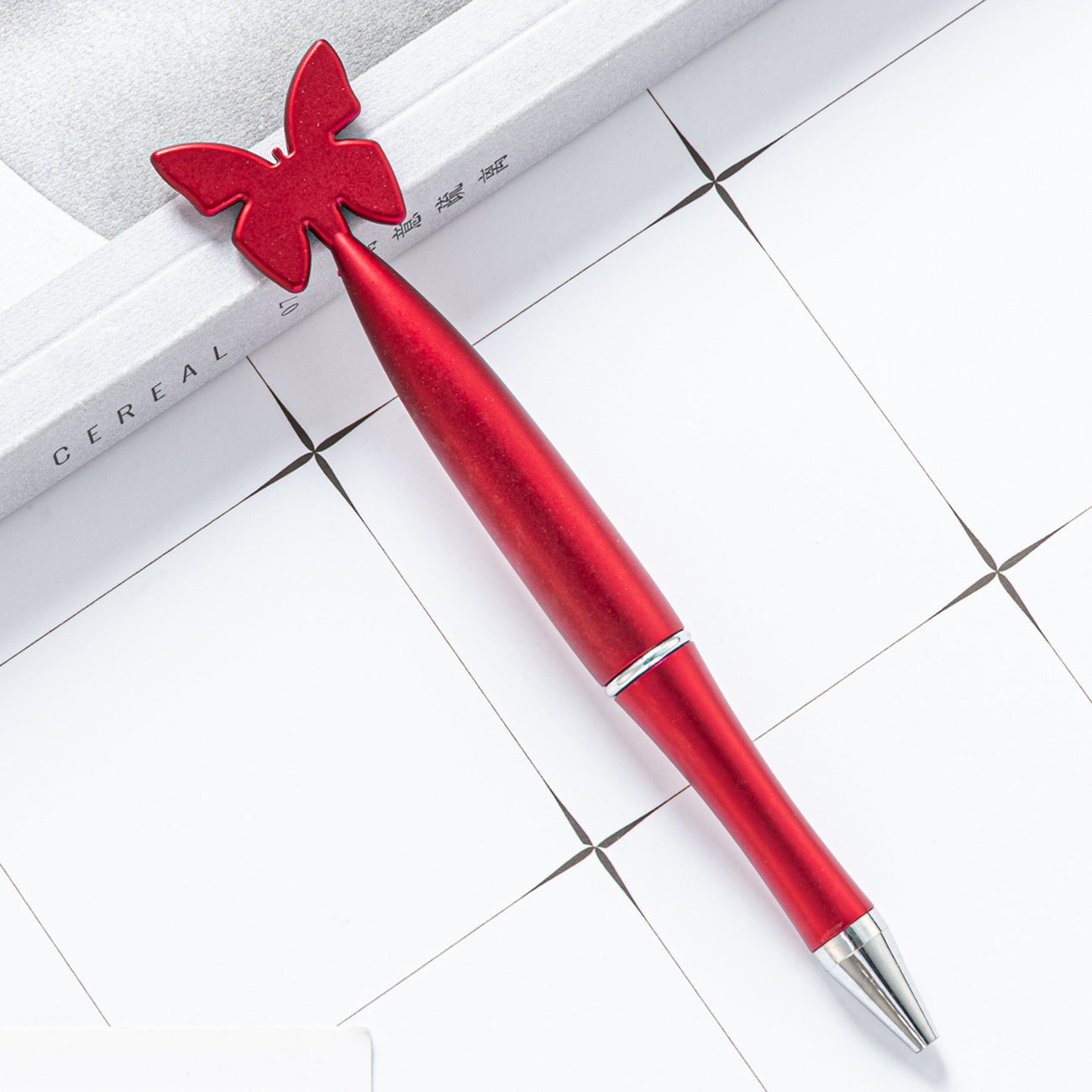 Bolicón de bolígrafo multicolor de dibujos animados de plástico al por mayor