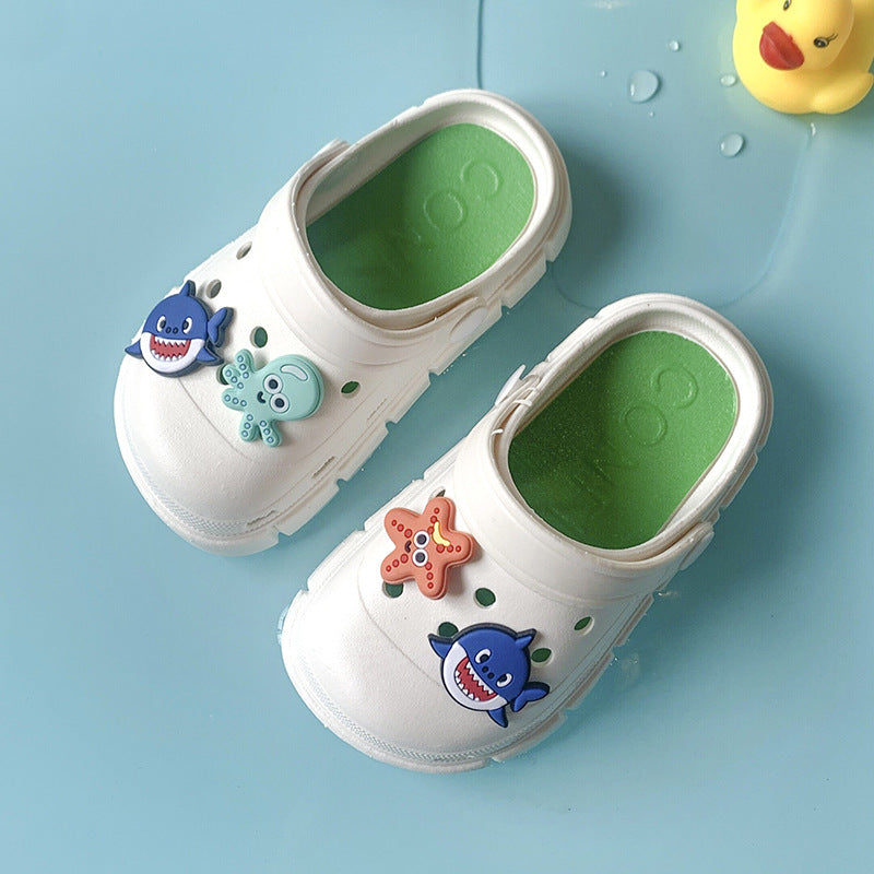 Wholesale Kids Cartoon EVA Hole Shoes